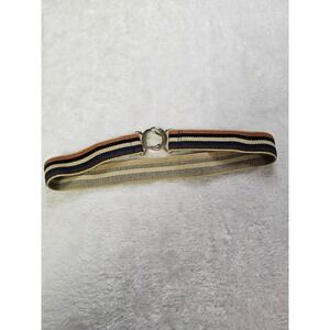 Vintage Interlocking Elastic Belts 1970s Style